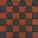 Victorian Red & Black Chequer Mosaic