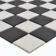 Victorian White & Black Chequer Mosaic