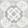 Nikea Grey Patterned  Matt Porcelain Wall and Floor Tile