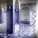 Souk Blue Patchwork Hexagon Tiles 15x15cm