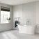 Mare Decor White Stone Effect Matt Ceramic Wall Tile