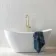 Manhattan Bone Wavy Stone Effect Tiles