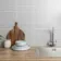 Bricks Light Grey Matt Ceramic Metro Wall Tiles 300x100x7mm