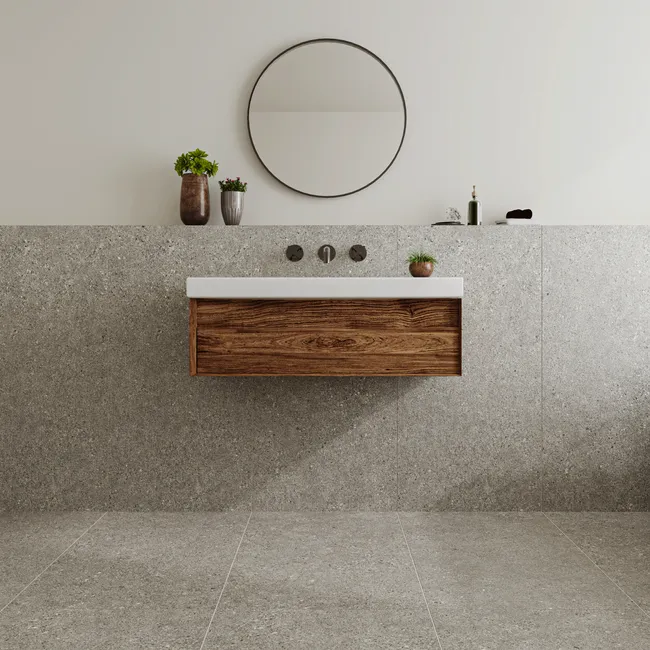 Manhattan Grey Stone Effect Tiles 120X60