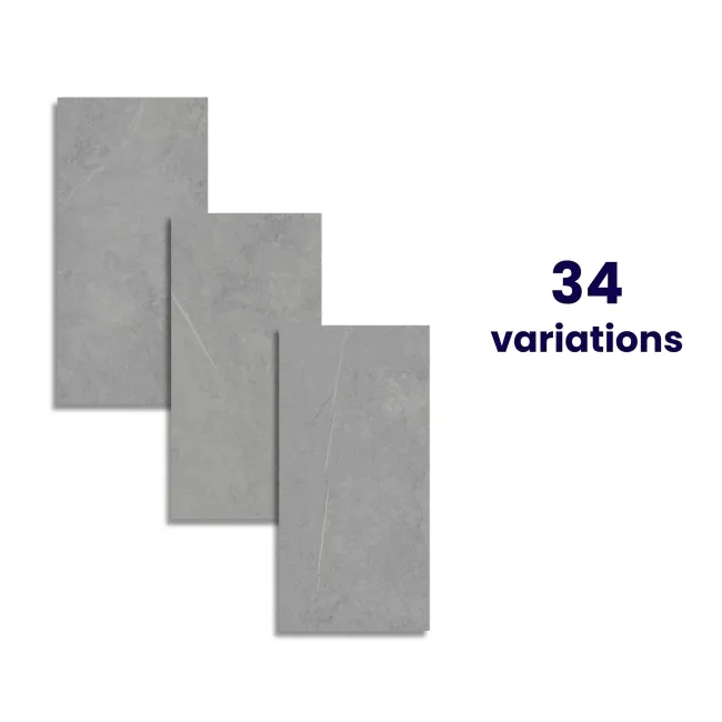 Stoneart Matt Grey Stone Effect Wall and Floor Tiles