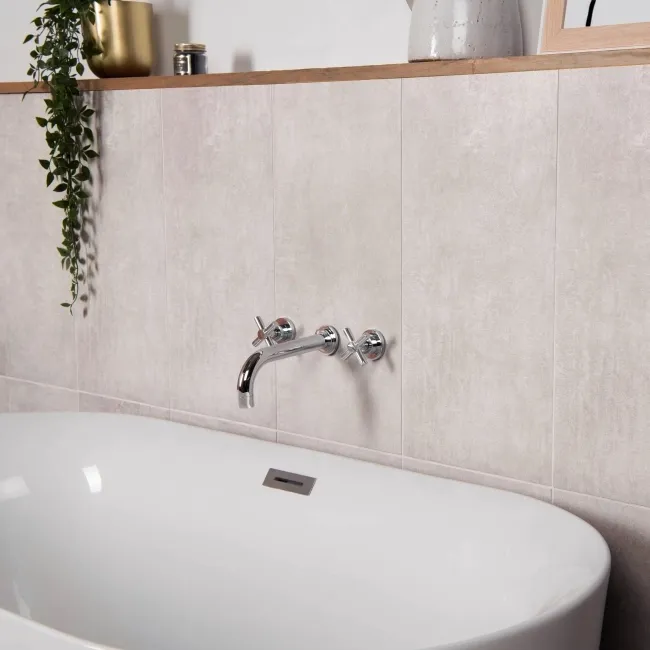 Tapa Blanco Rectified Matt Stone Effect Tile 600x300x7mm