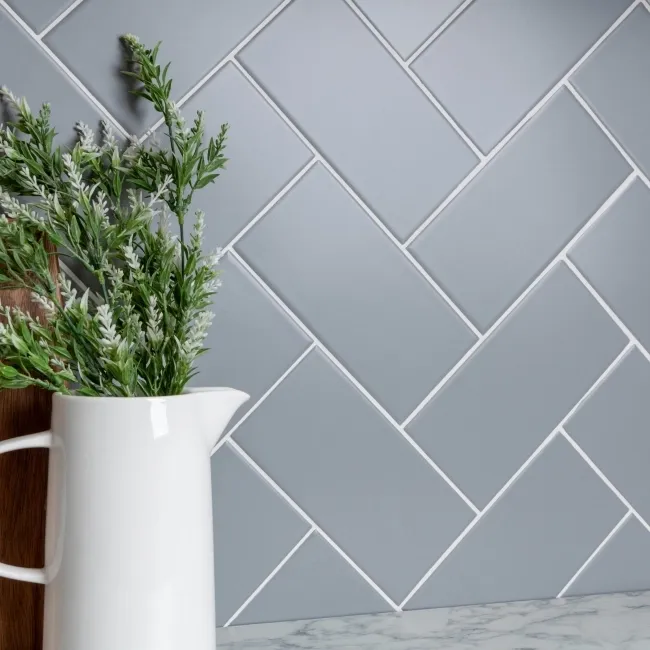 Monocolour Plata Grey Flat Matt Metro 200x100