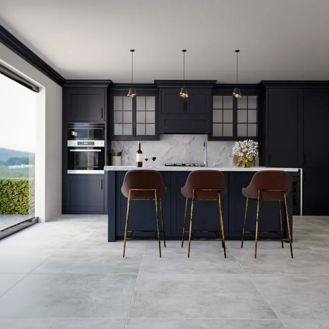 Vita Stone Effect Gris 90x90