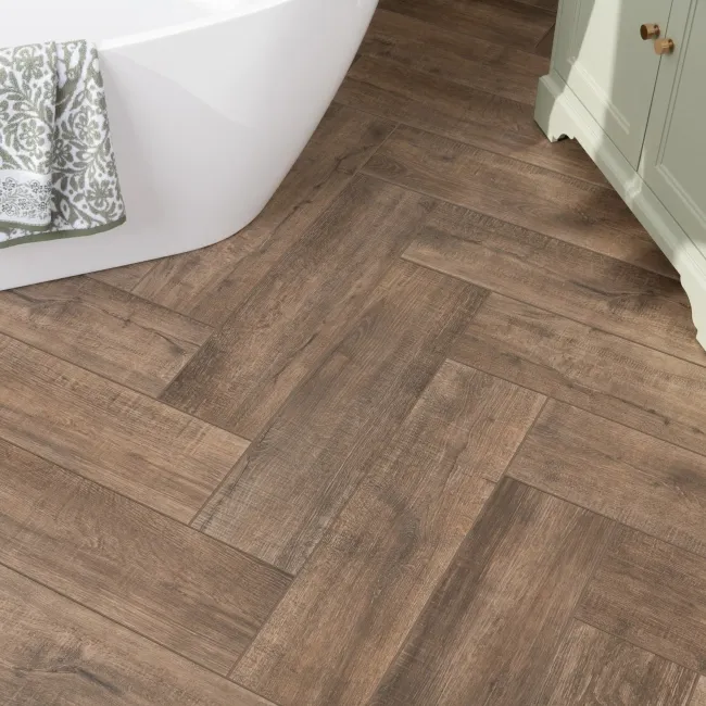 Forest Dark Beige Matt Wood Effect Tiles 750x200x8.2mm