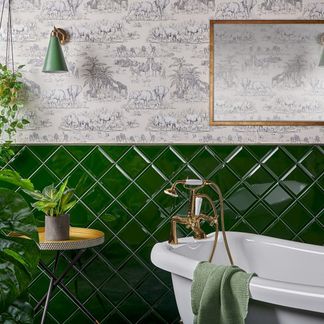 Modern Heritage Victorian Green Bevelled Tiles