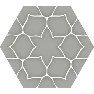 Kerala Hexagon Grey Tile